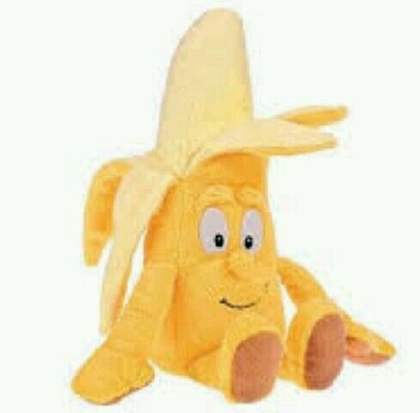 Peluche a forma di banana