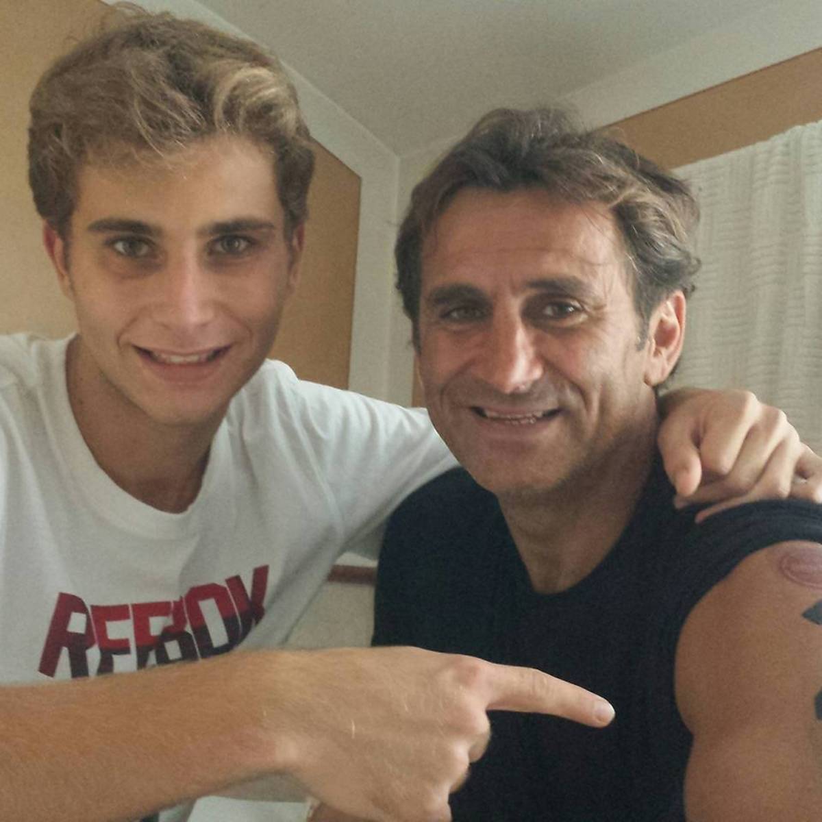 Niccolò Zanardi e Alex Zanardi