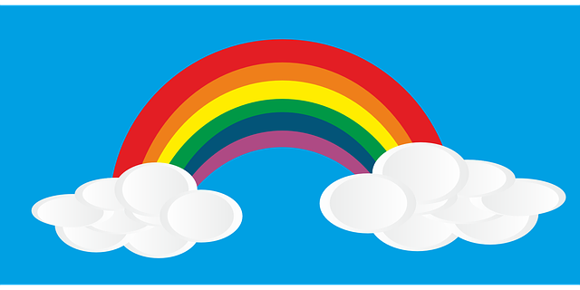 Colori dell'arcobaleno per bambini