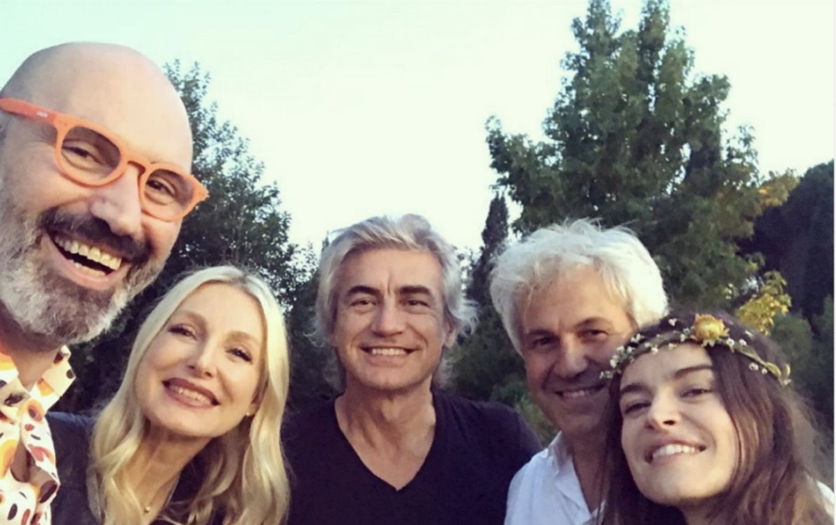 Luciano Ligabue al matrimonio di Kasia Smutniak