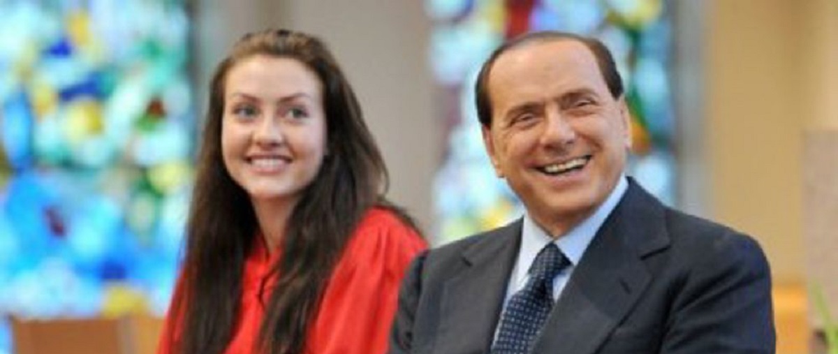 Eleonora Berlusconi e il padre