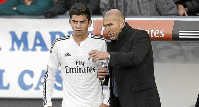 Enzo Zidane e il padre