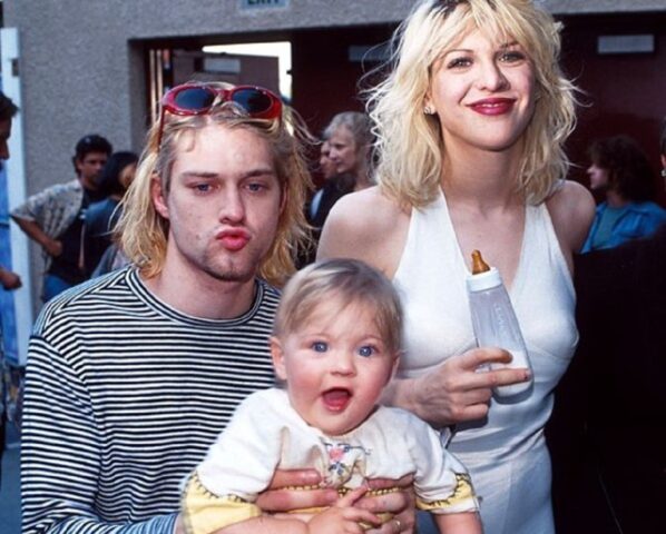 Frances Bena Cobain e i genitori