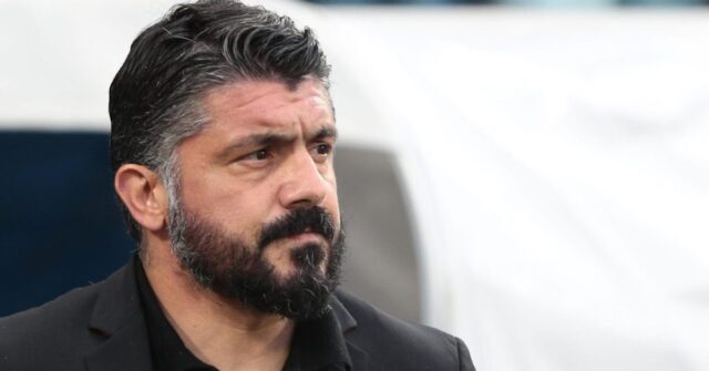 Rino Gattuso in campo serio