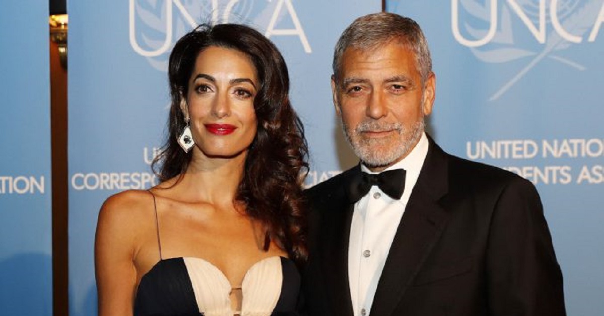 George Clooney e la moglie