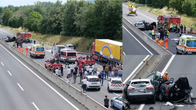 Autostrada grave incidente