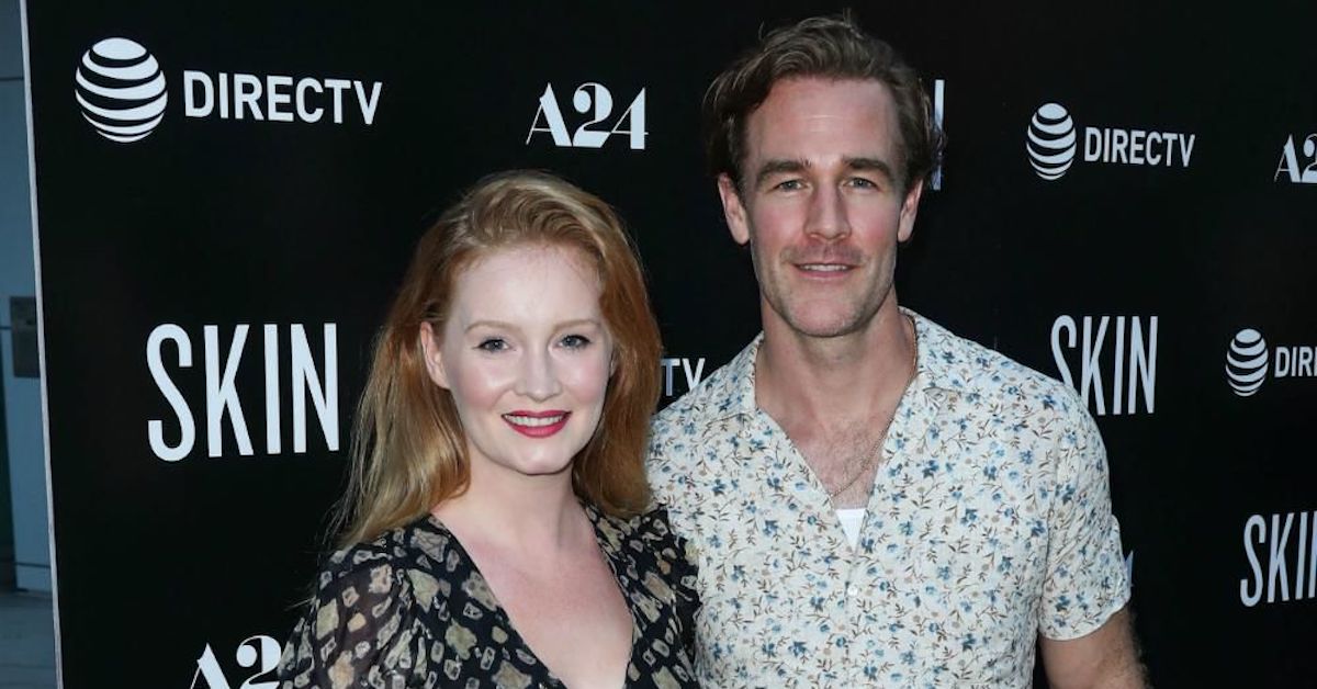 james Van Der Beek insieme a sua moglie