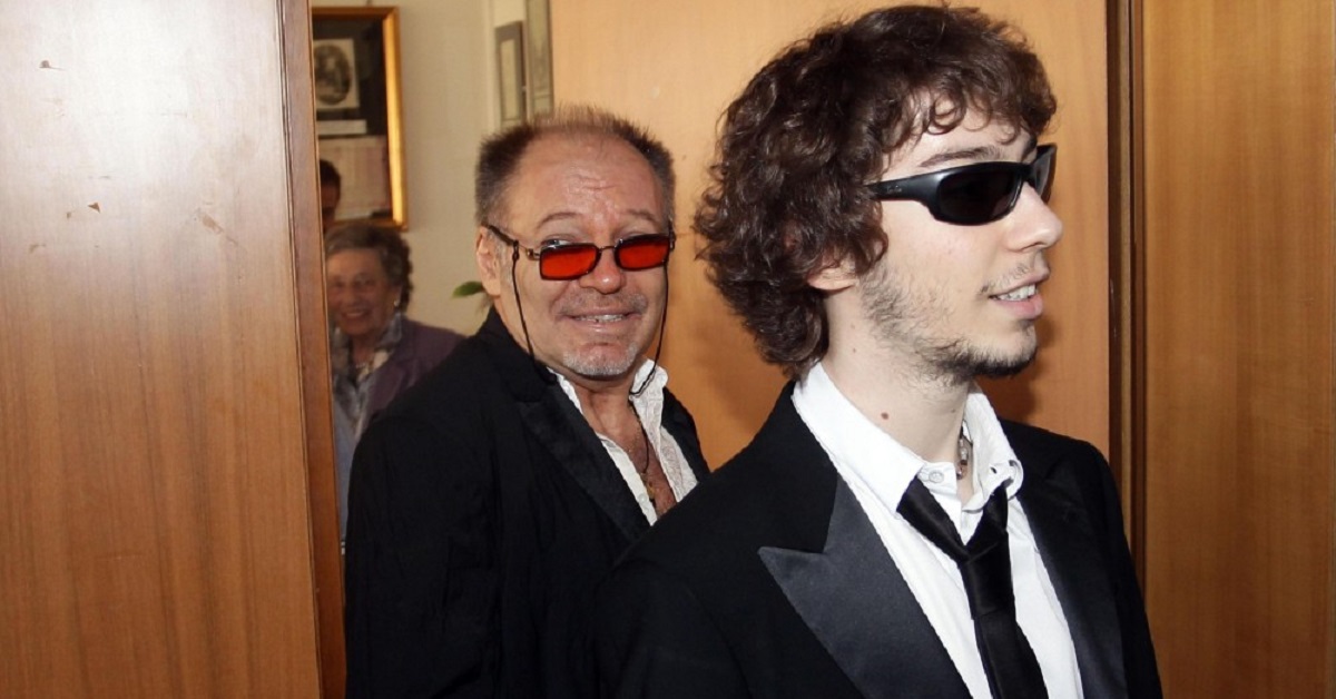 Vasco Rossi e il figlio