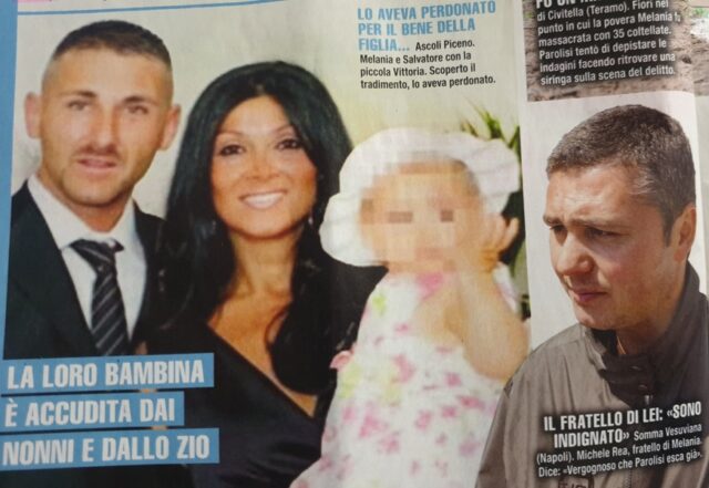 Melania Rea e salvatore figlia