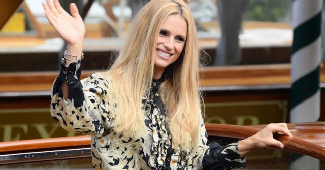 Michelle Hunziker elegante