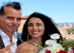 Piero Pelù e la moglie