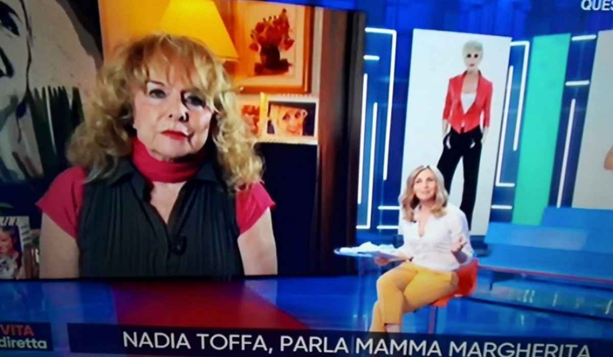 Margherita Rebuffoni ospite a La vita in diretta