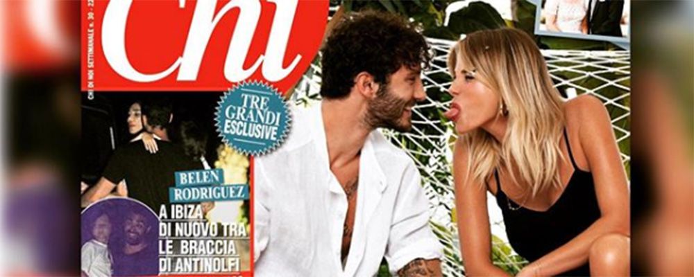 Alessia Marcuzzi e Stefano De Martino su Chi