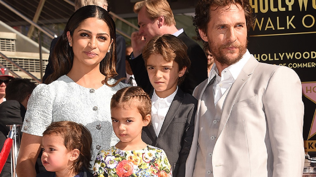 Matthew McConaughey e la sua famiglia