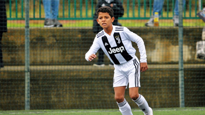 Cristiano Ronaldo Jr alla Juve