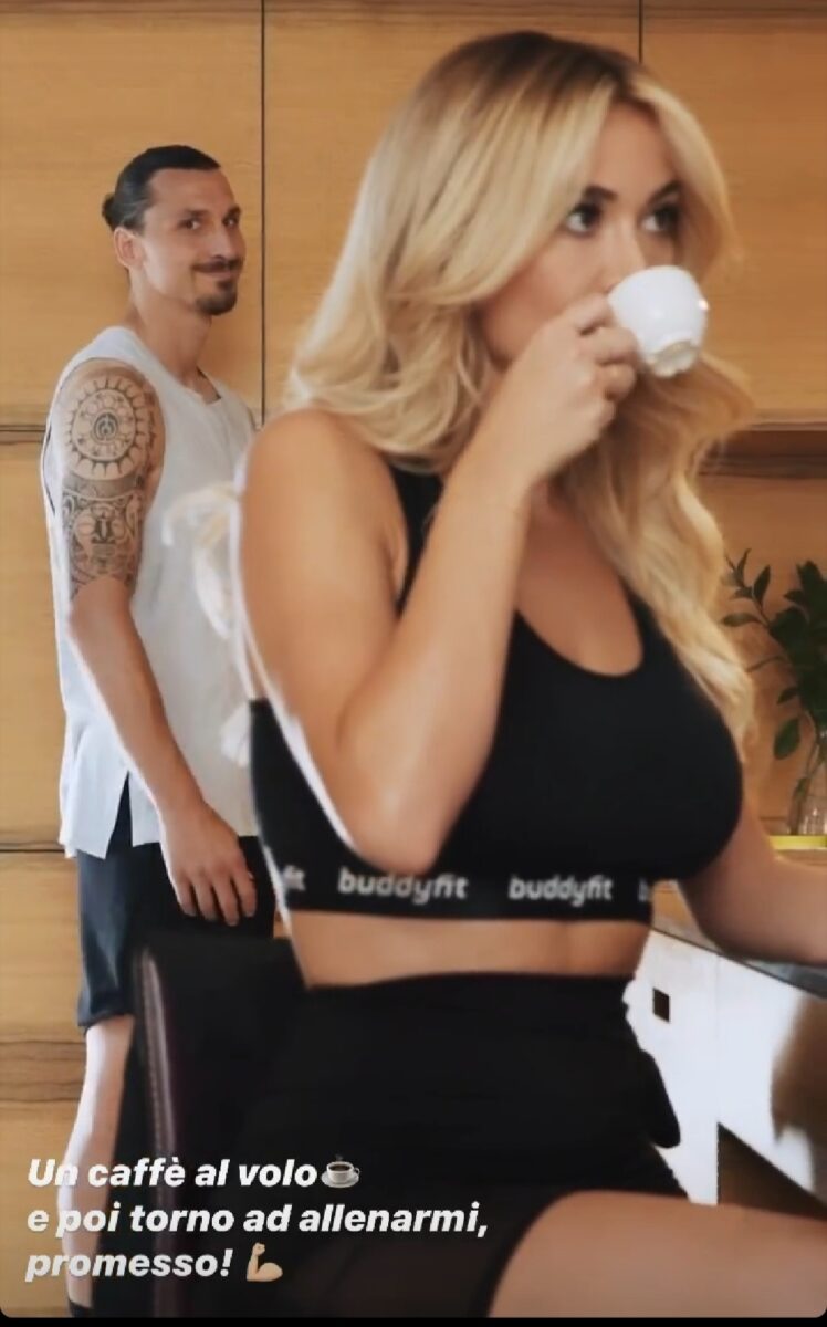 Diletta Leotta e Ibrahimovic