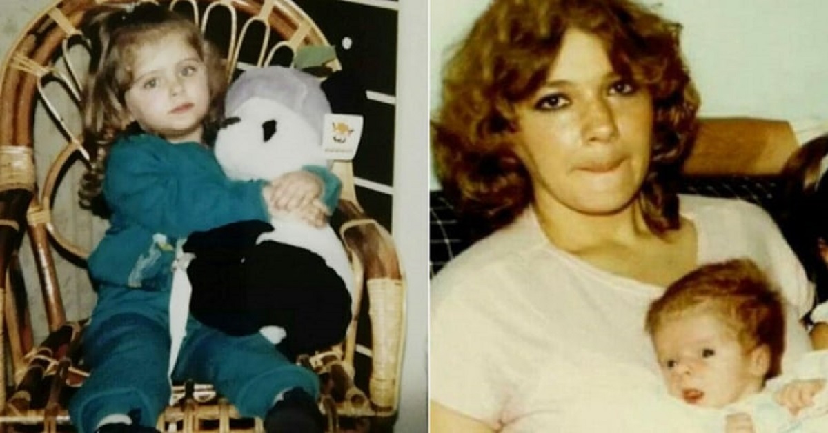 Francesca Cipriani, occhi furbi, viso paffuta una foto del passato