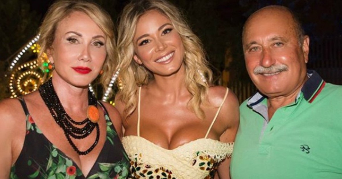 Diletta Leotta e i genitori