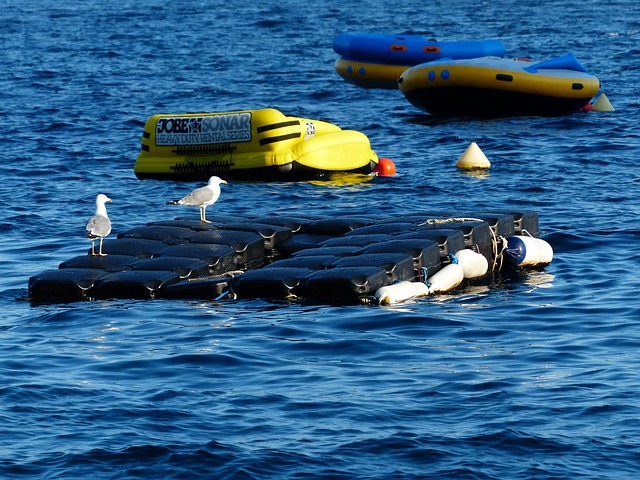 Materassini gonfiabil in acqua