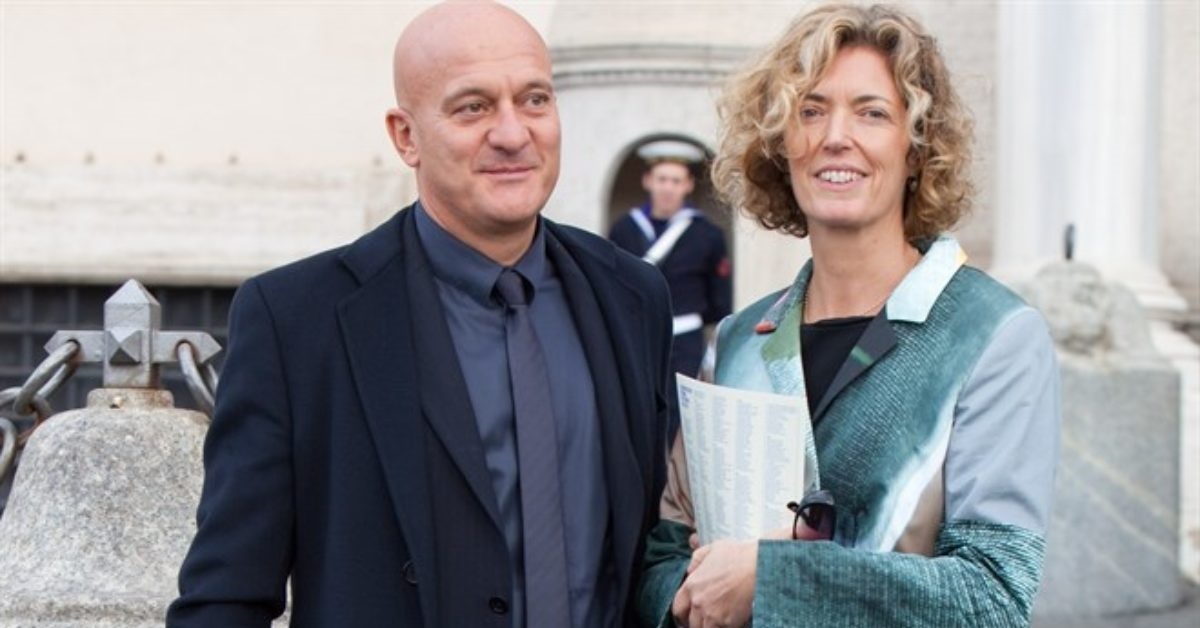 Claudio Bisio e Sandra Bonzi