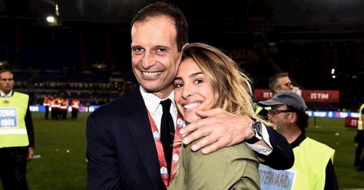 Massimiliano Allegri e Valentina Allegri