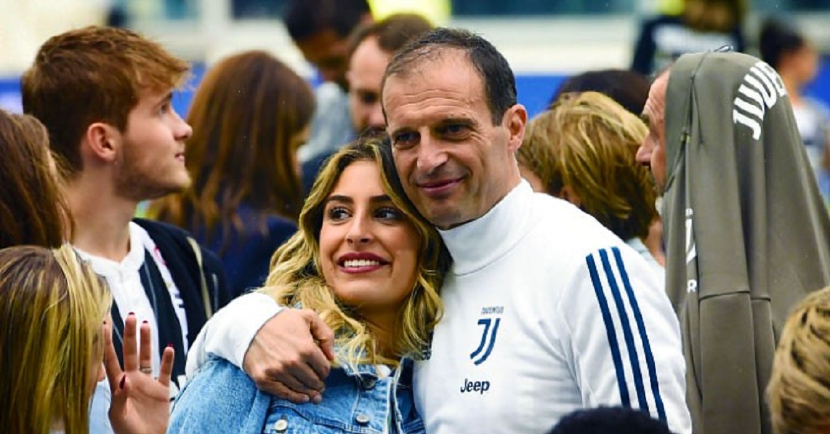 Massimiliano Allegri e la figlia