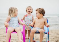 Bambini in spiaggia