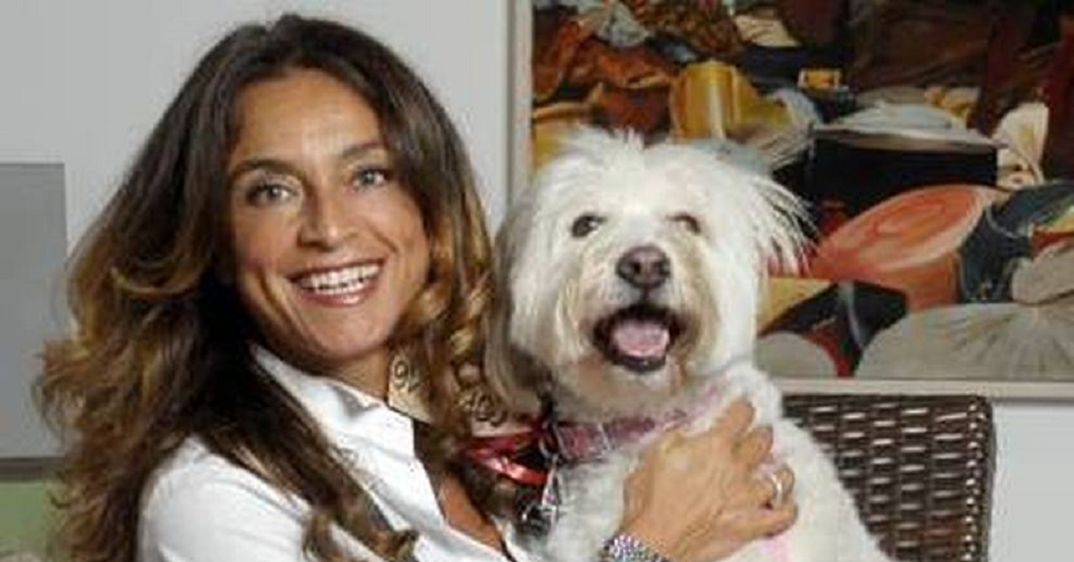 Caterina Cimmino con il suo cane