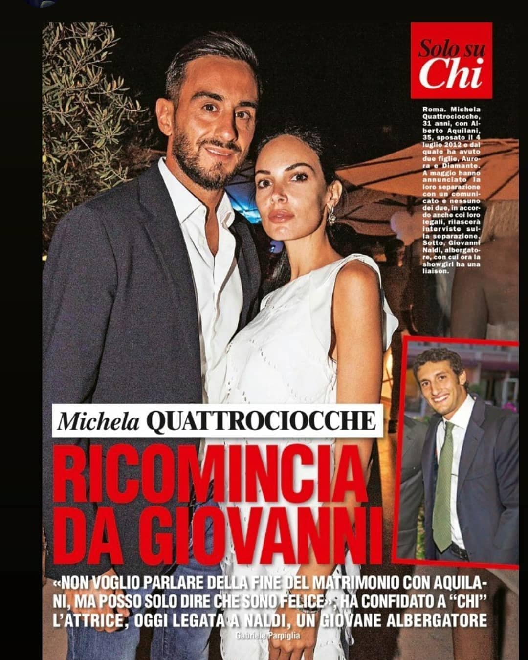 Michela Quattrociocche e Giovanni Naldi