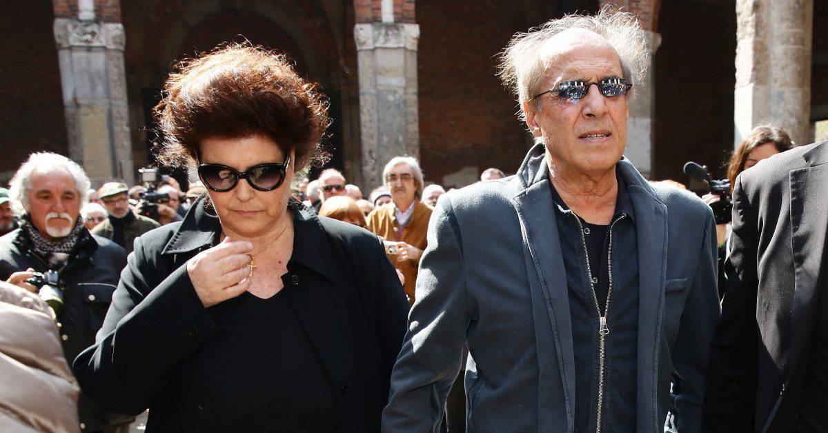 Adriano Celentano e la moglie