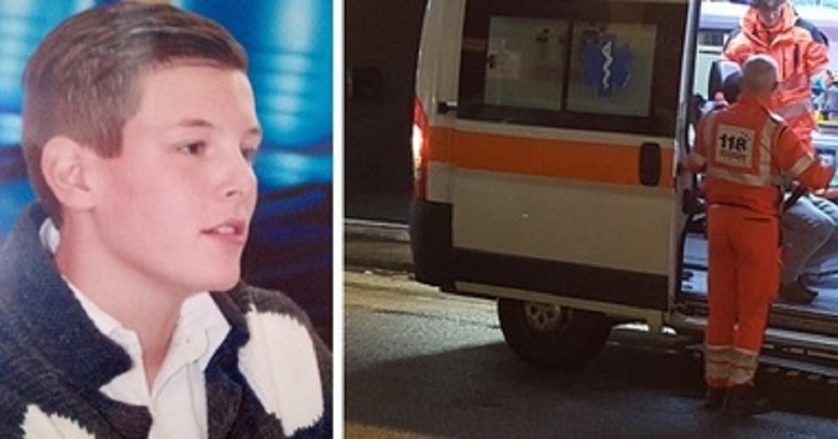 Filippo Pedron: studente di 16 anni si accascia mentre mangia la pizza e muore