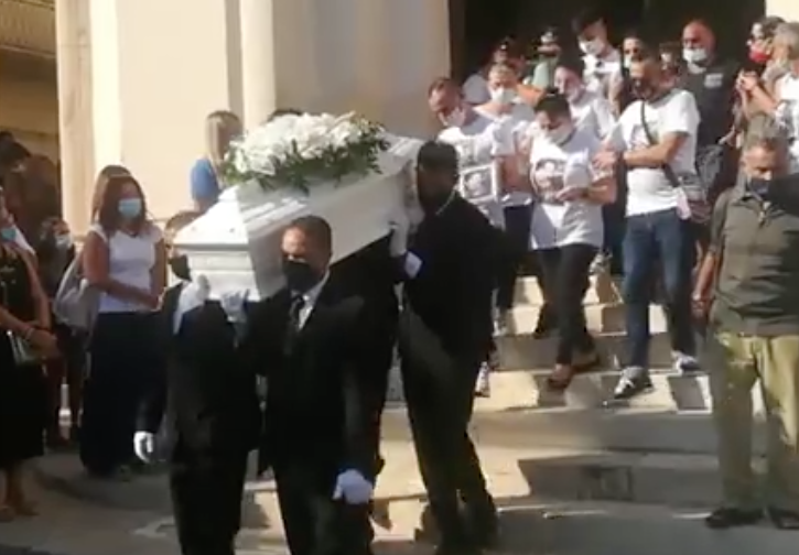 funerale evan giulio lo piccolo