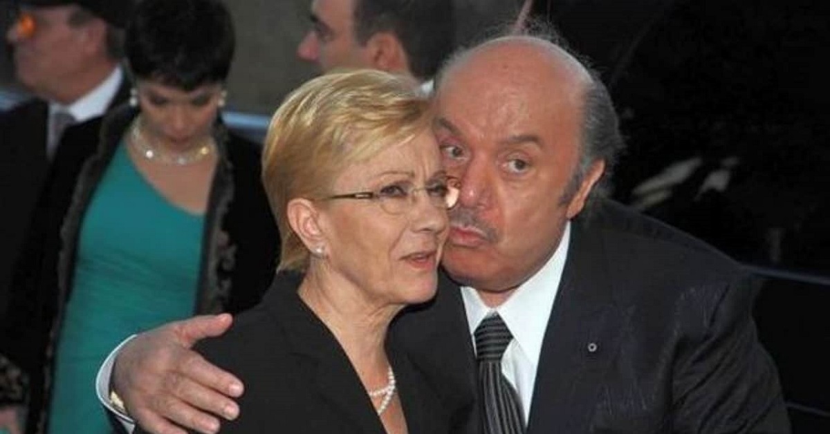 Lino Banfi e la moglie