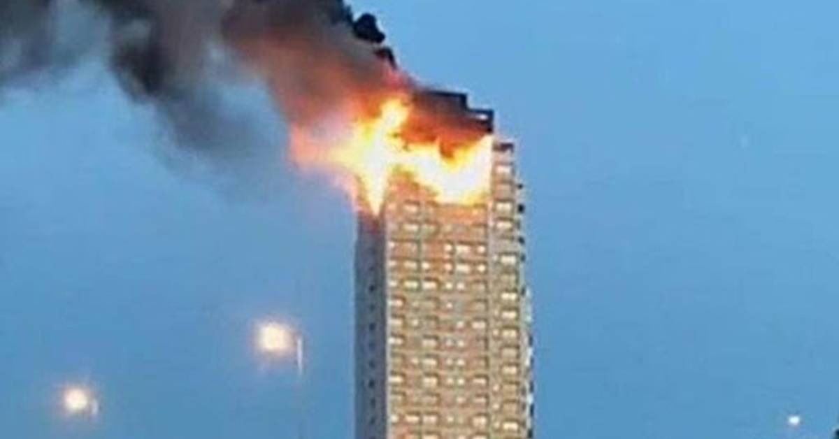Madrid: incendio in un grattacielo nel quartiere Hortaleza