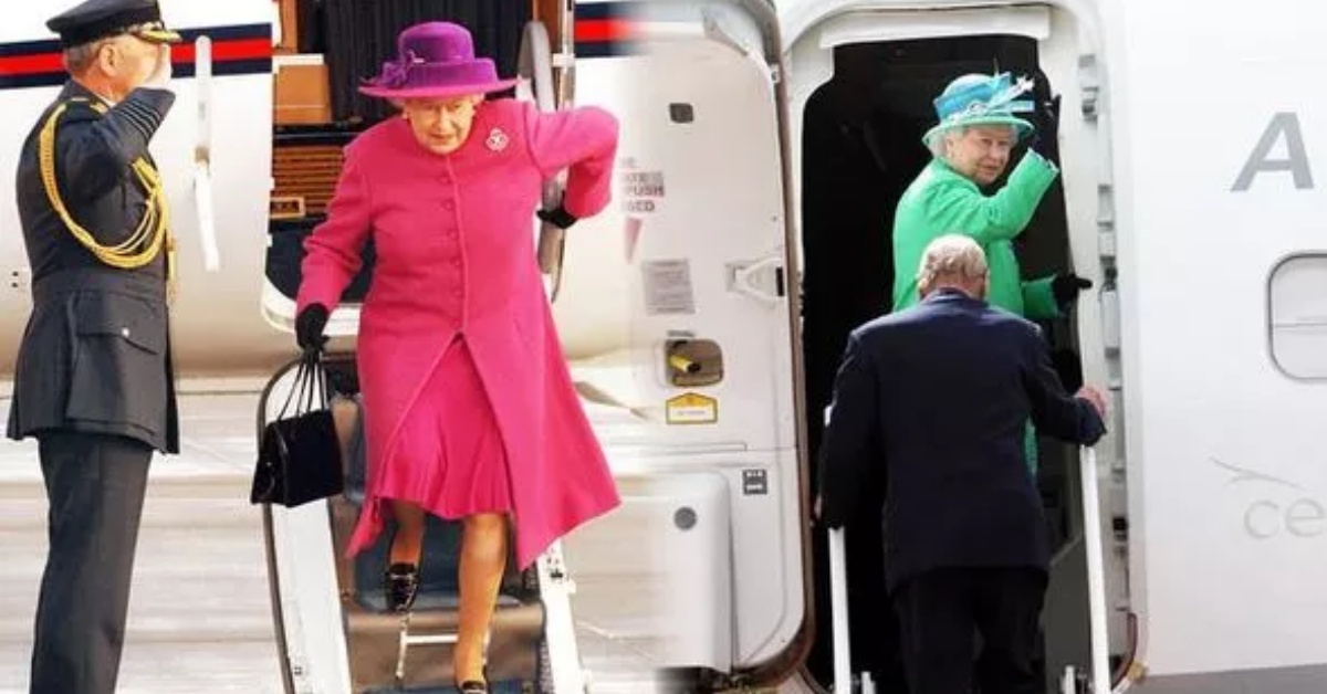 La regola della Regina Elisabetta per scendere dall'aereo