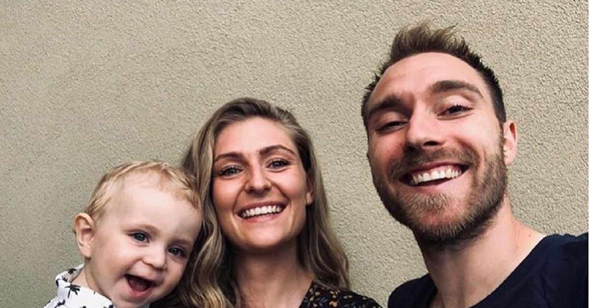 Christina Eriksen e la sua famiglia