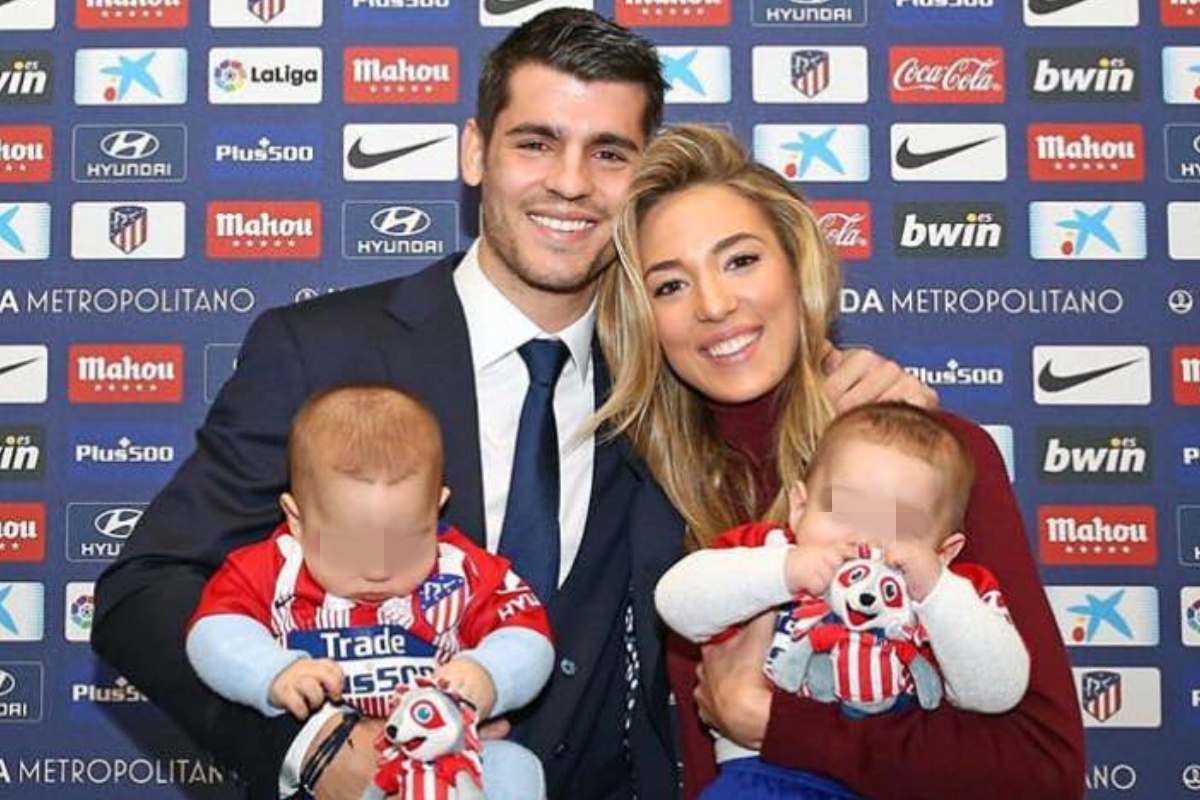 Alvaro Morata papà per la terza volta