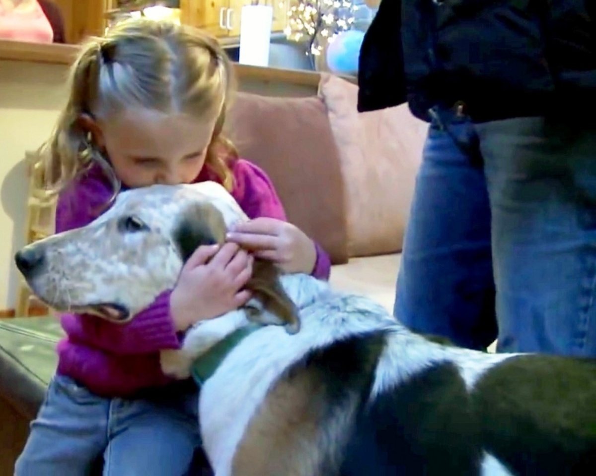 Neeva e il cane Baxter