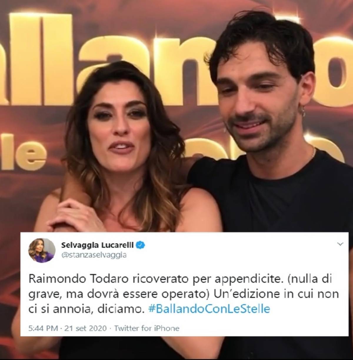 Raimondo Todaro ed Elisa Isoardi