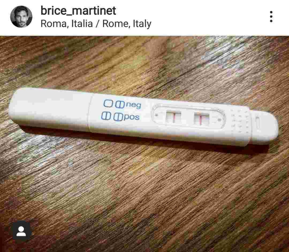 Brice Martinet presto papà