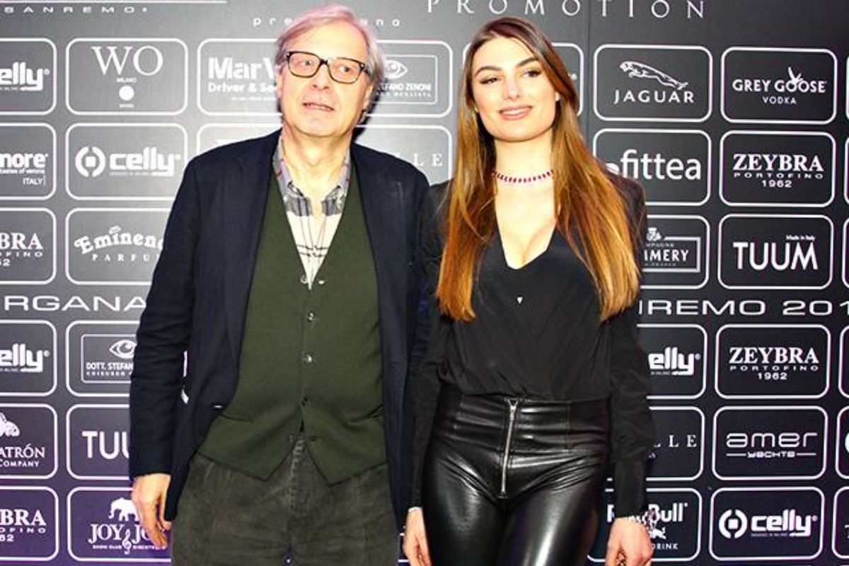 Vittorio Sgarbi e l'ex fidanzata