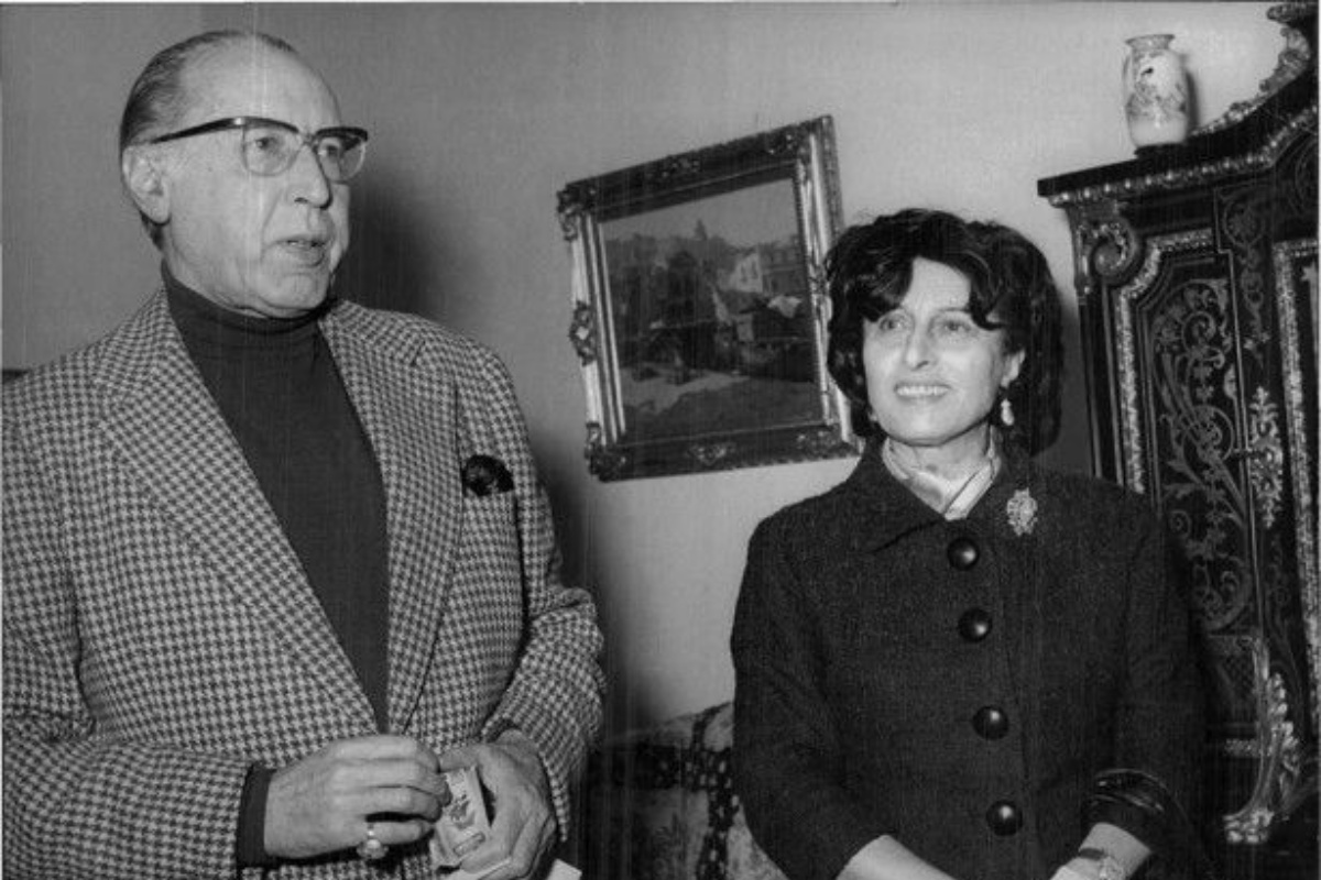 Goffredo Alessandrini e Anna Magnani