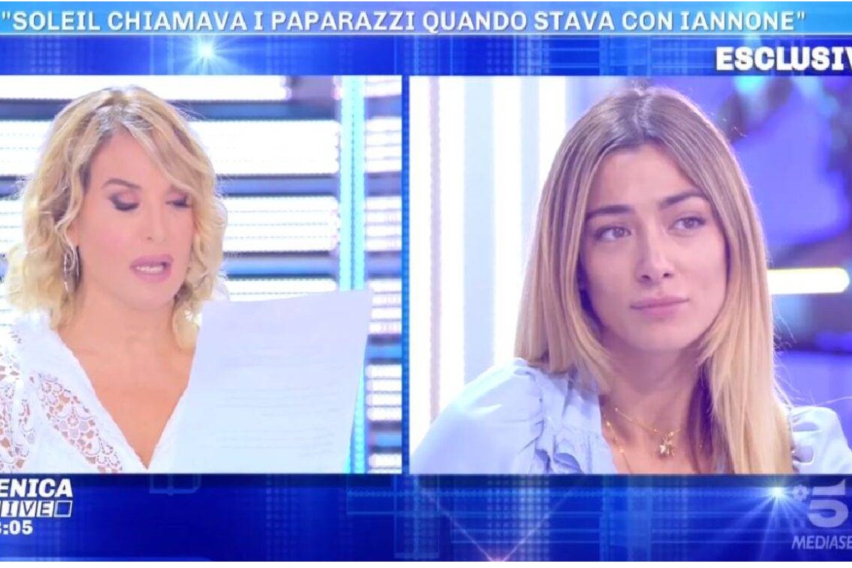 Pomeriggio 5 Barbara D'Urso una furia contro Soleil