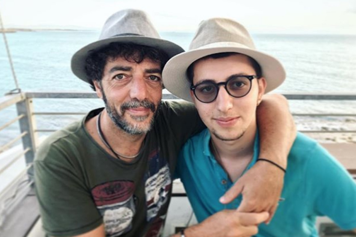 Max Gazzè e il figlio