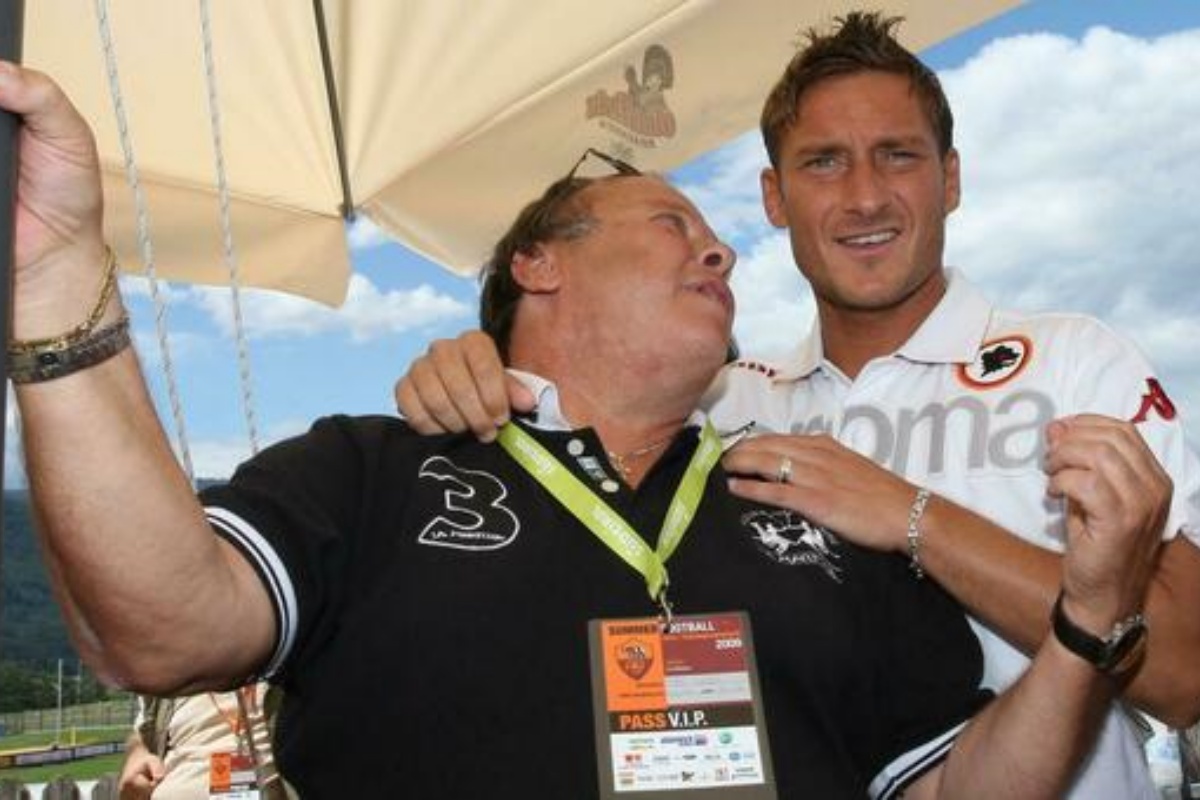 Francesco Totti e le parole d'amore per papà Enzo