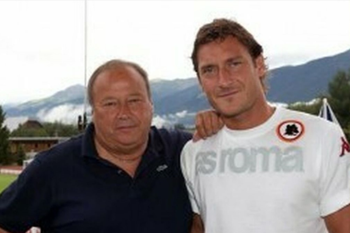 Francesco Totti e le parole d'amore per papà Enzo