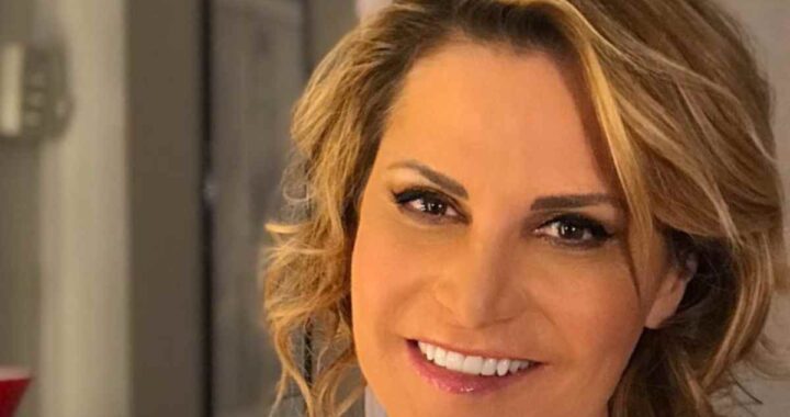 Primo piano di Simona Ventura