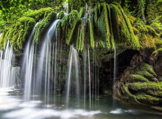 cascata capelli di venere in cilento