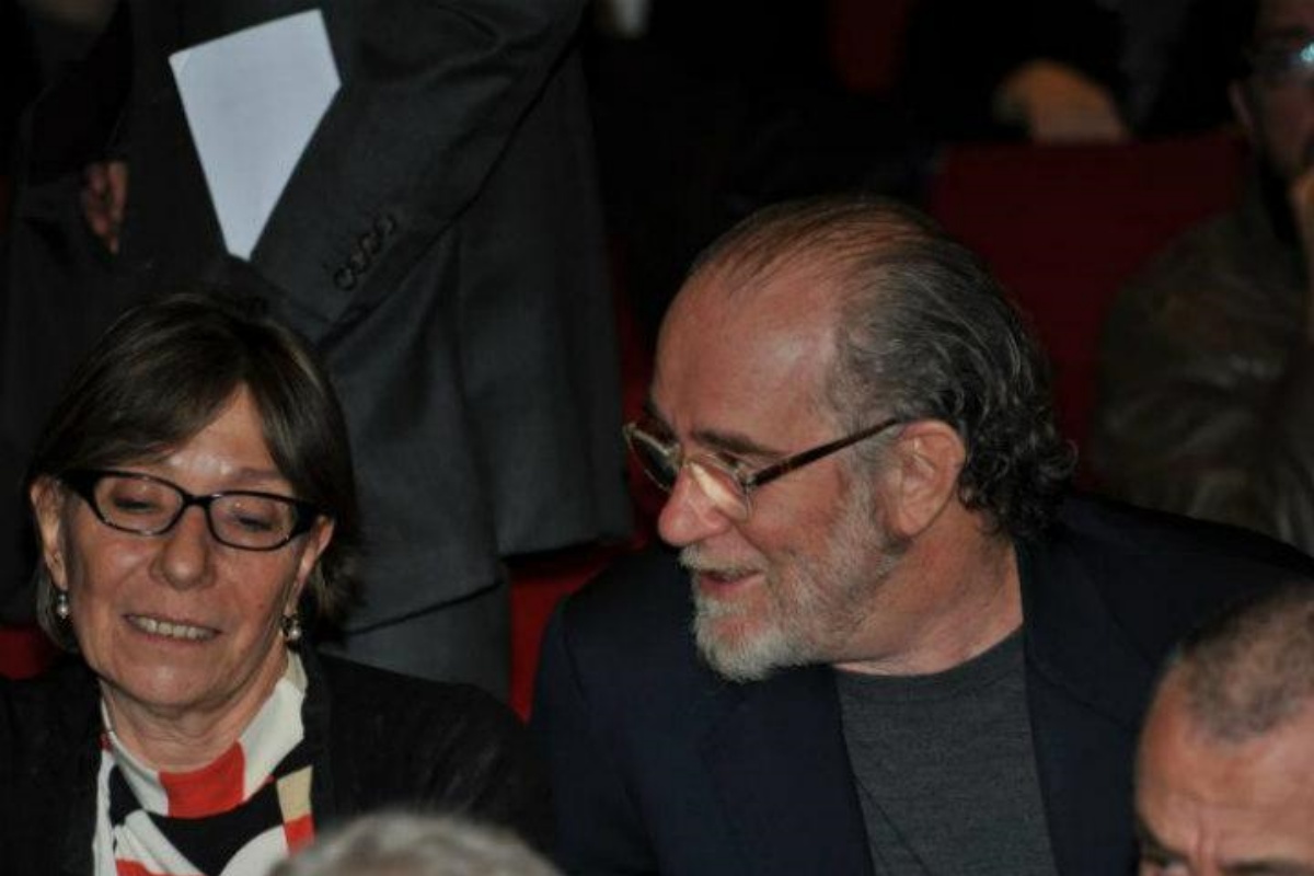 Francesca Gobbi e il marito