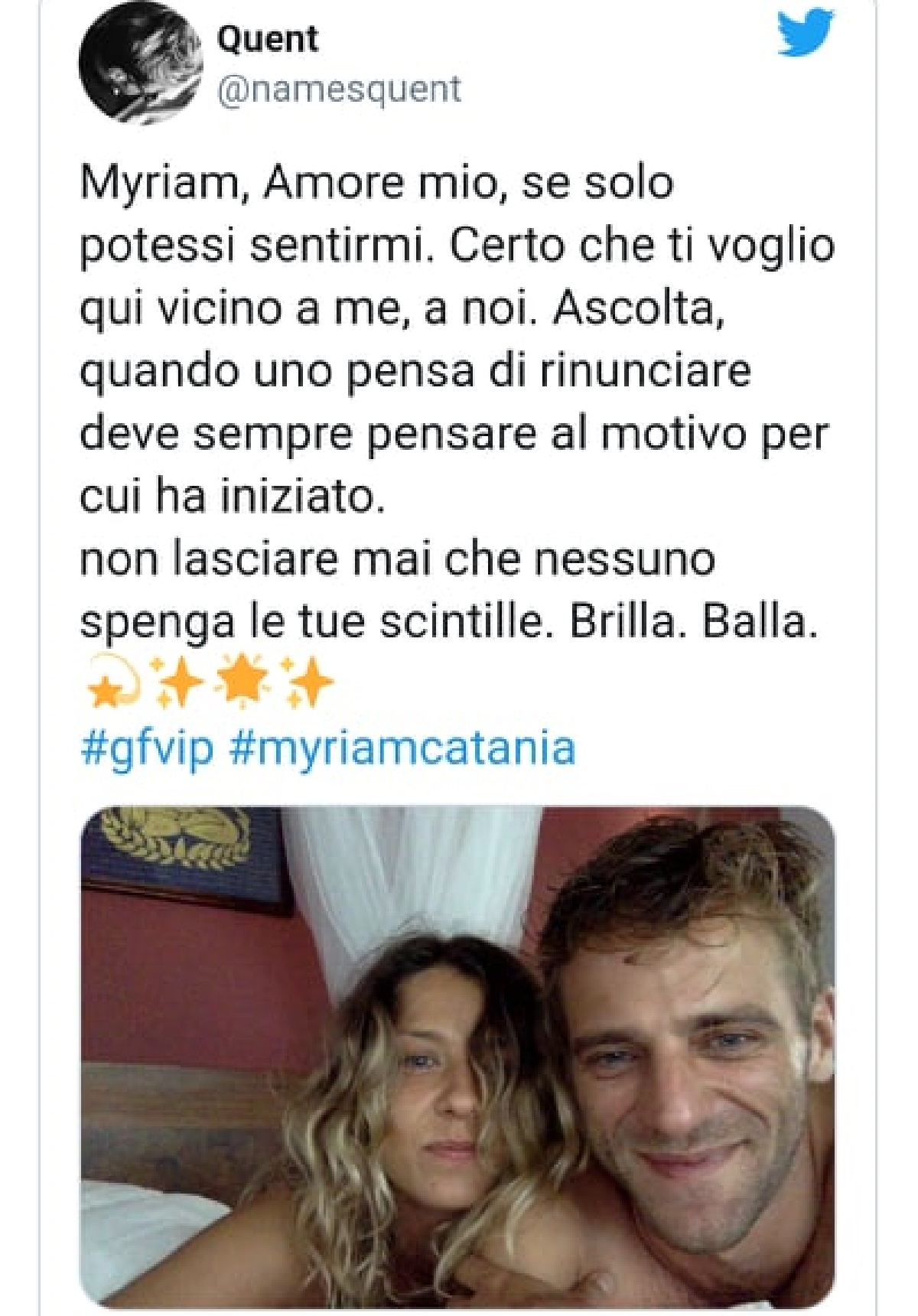 GF Vip proposta di matromonio per Miryam Catania